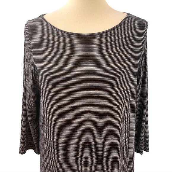 J. Jill Wearever Collection Striped Tunic Top - Picture 2 of 9